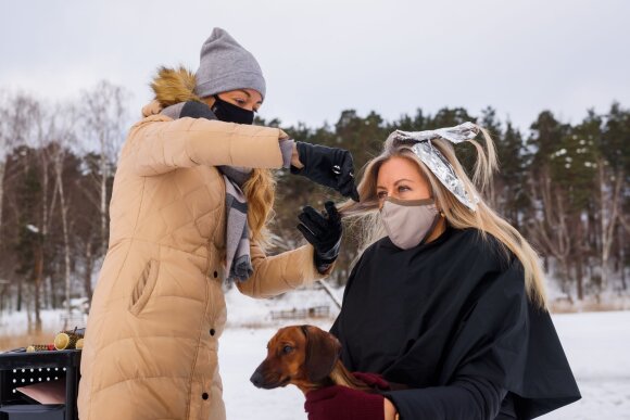 Latvian hairdressers have taken an unusual step: we cannot work any other way