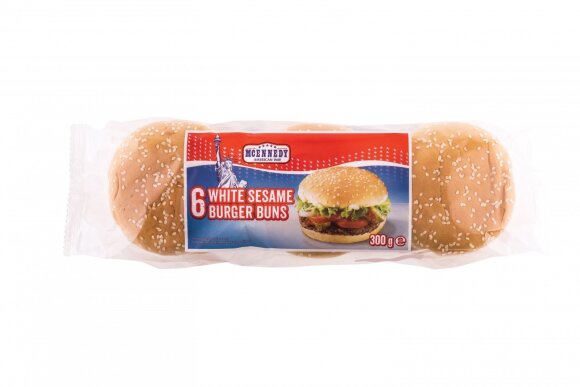 Mcennedy burger buns in all LIDL stores every day