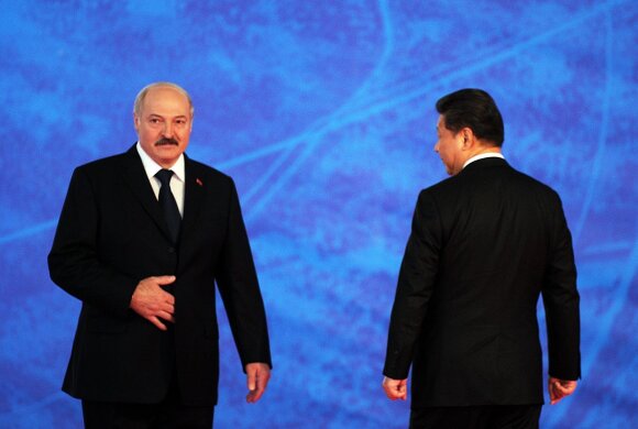 Aliaksandr Lukashenko, Xi Jinping