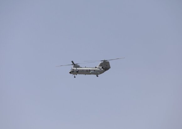 Virš Kabulo skraidė sraigtasparniai