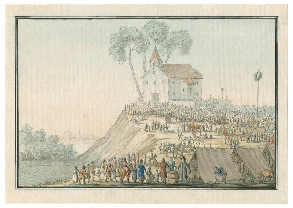 Konstantinas Tyzenhauzas (Žaludkas 1786–1853 Pastovys). Atlaidai. Nacionalinis M. K. Čiurlionio dailės muziejus