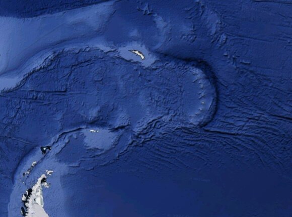 Sudarytas detalus Pietų vandenyno dugno žemėlapis. fivedeeps.com/ googlemaps/scanpix/IBCSOV2/AWI/NIPPON FOUNDATION/SEABED2030 nuotr.