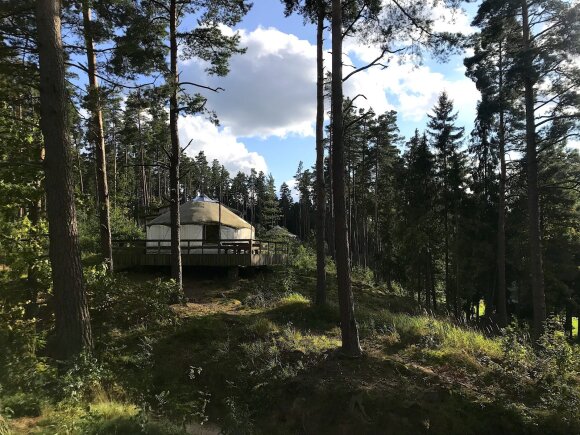 Yurt village