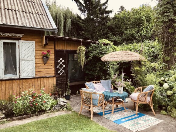 The interior of the garden house created by Gabija (Photo by ByEvelinaLuna)