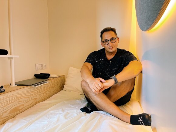 I spent the night in Lithuania's first capsule hotel - everyone asked me if I didn't feel buried