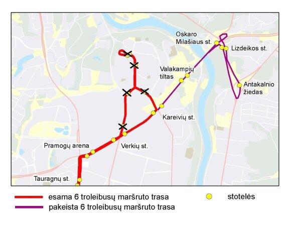 In Žirmūnai: changes in traffic and the movement of public transport