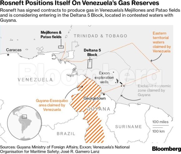 Rusija spaudžia sunkumų išvargintą Venesuelą: nagai tįsta į turtingus dujų telkinius