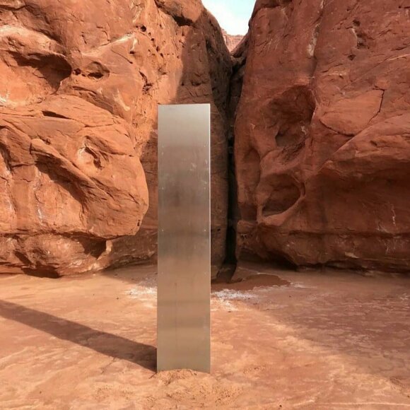 A mysterious monolith has been discovered in Utah