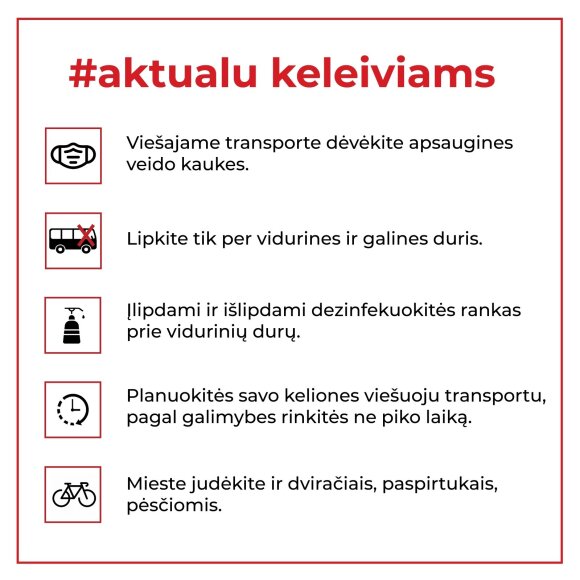 Vilnius residents return to public transport: what do passengers need to know?