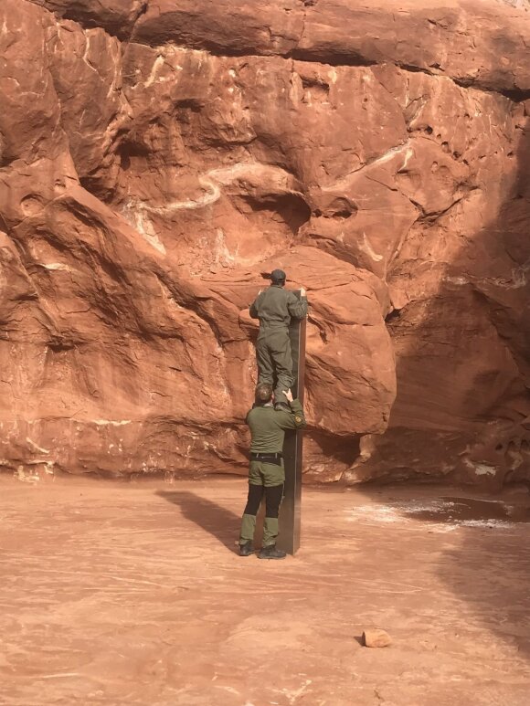 A mysterious monolith has been discovered in Utah