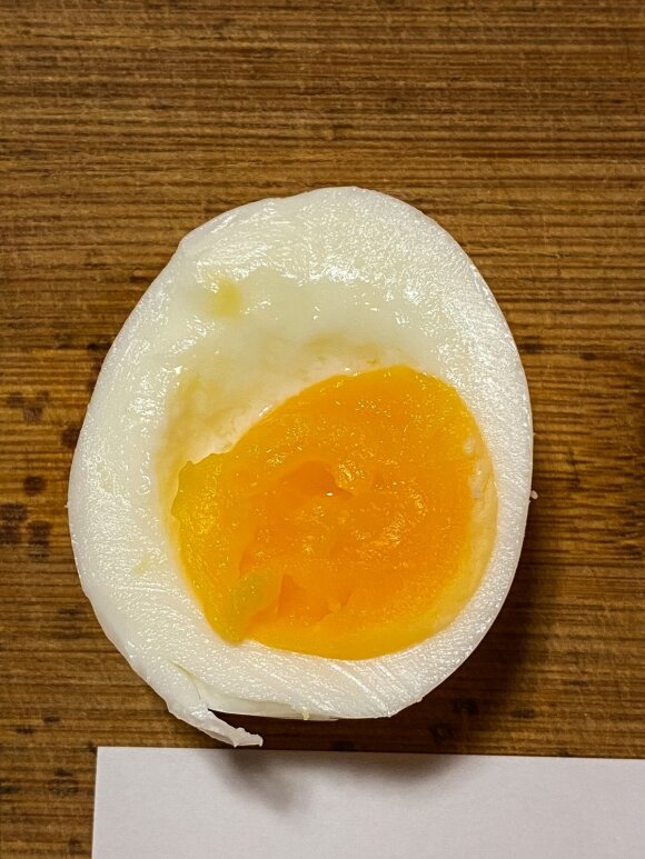 Experiment: boiled eggs