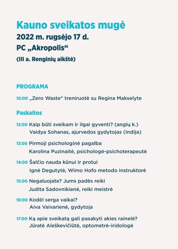 Kaunas helsemesseprogram