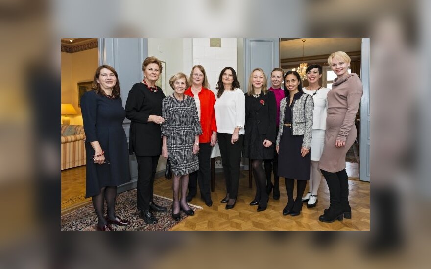 The organising committee with Mrs Adamkienė Photo © Ludo Segers @ The Lithuania Tribune (3)
