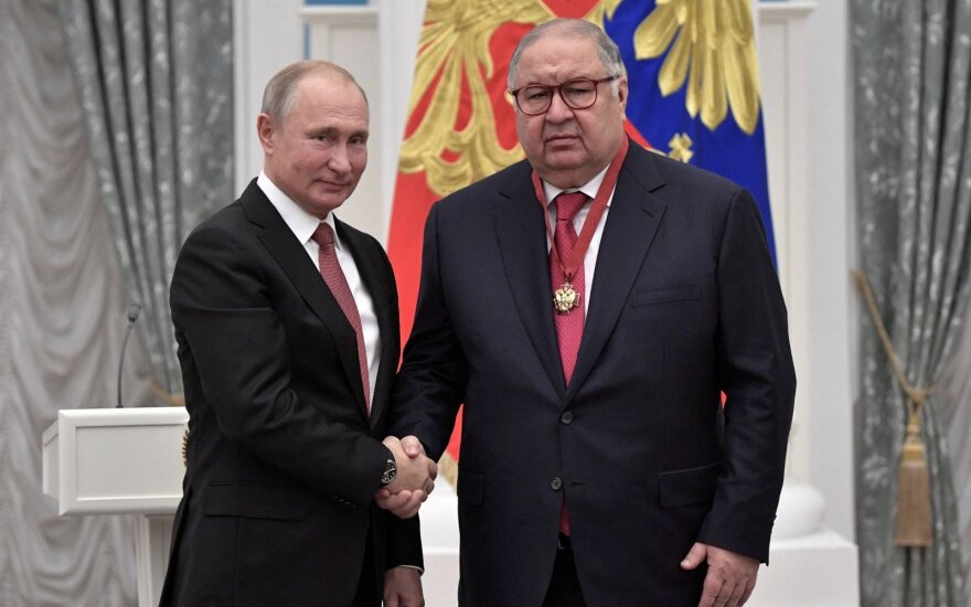Vladimiras Putinas ir Ališeris Usmanovas