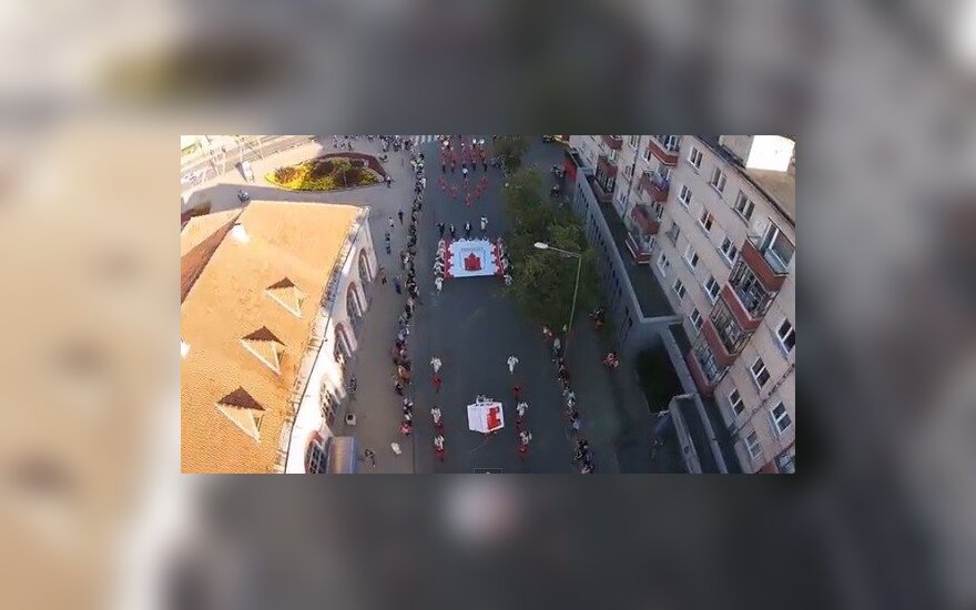 Nufilmavo Panevėžį, kokio dar nematėte