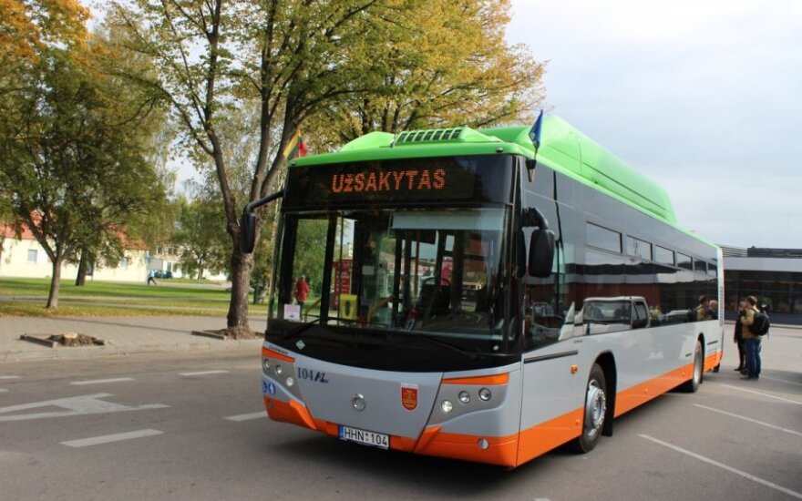 Keleivius mieste vežios ekologiškais autobusais