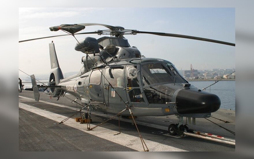 Combat helicopter AS 365 Dauphin