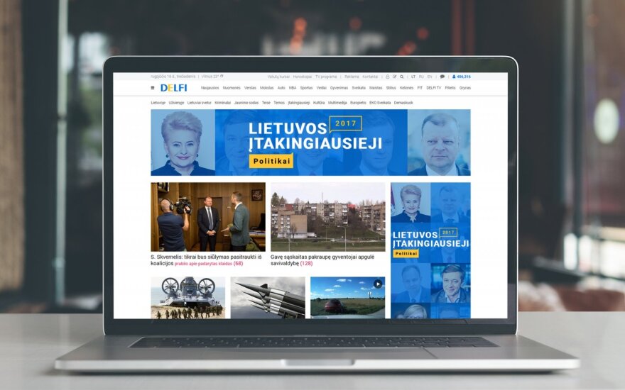 DELFI skaitytojams – patogesnis ir inovatyvesnis portalo dizainas