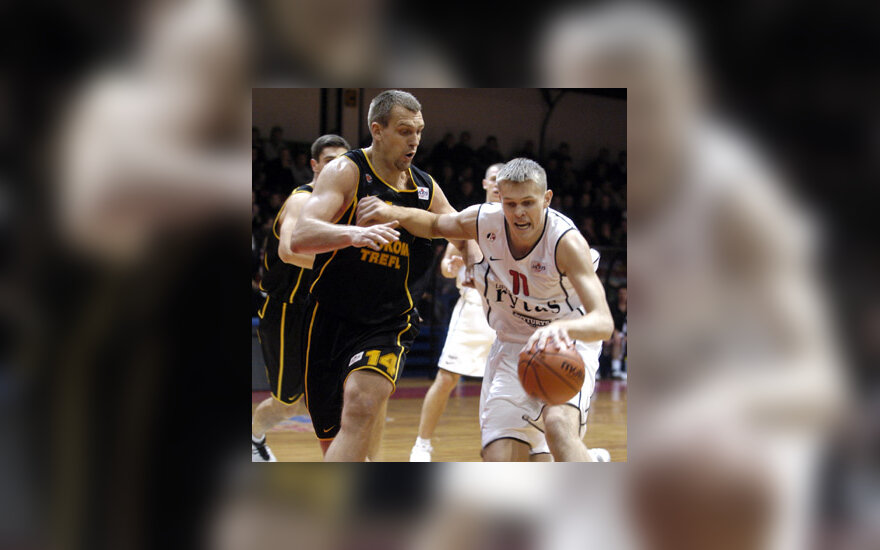 Saulius Kuzminskas "Lietuvos Rytas" ir Gintaras Einikis "Prokom Trefl"
