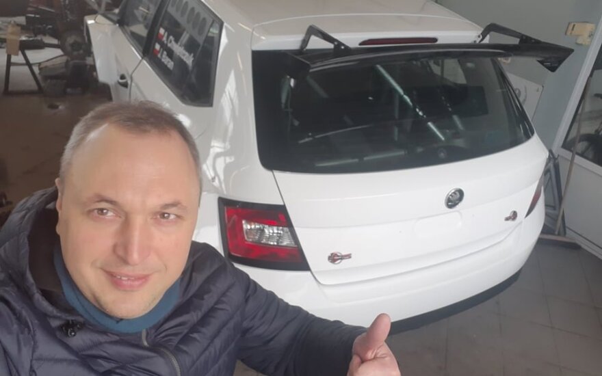 Giedriaus Notkaus svajonė išsipildė: komandoje – antrasis „Škoda Fabia R5“