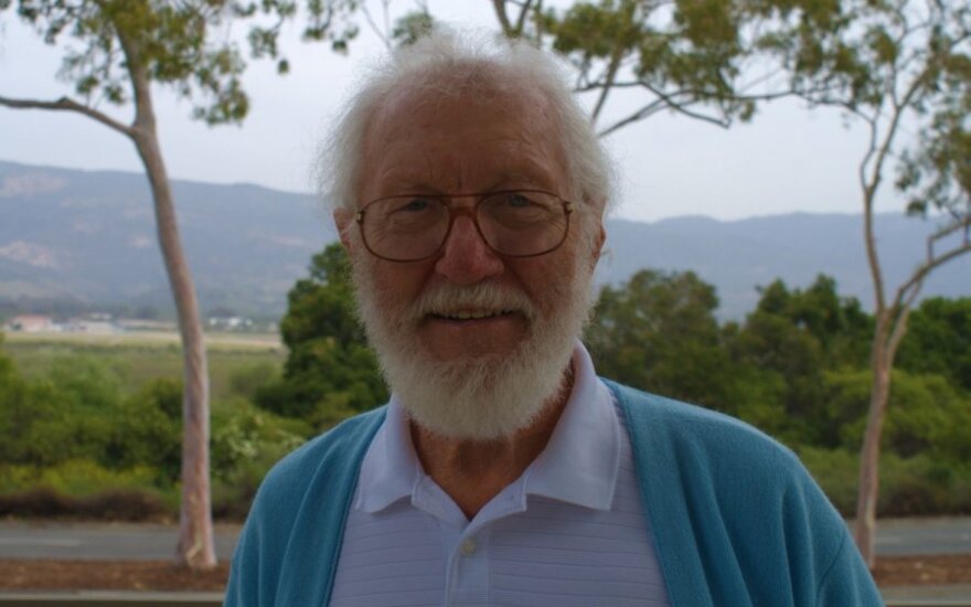Prof. Herbertas Kroemeris Kalifornijos Universitete Santa Barbaroje 2014-aisias metais. Audriaus Alkausko nuotrauka specialiai DELFI