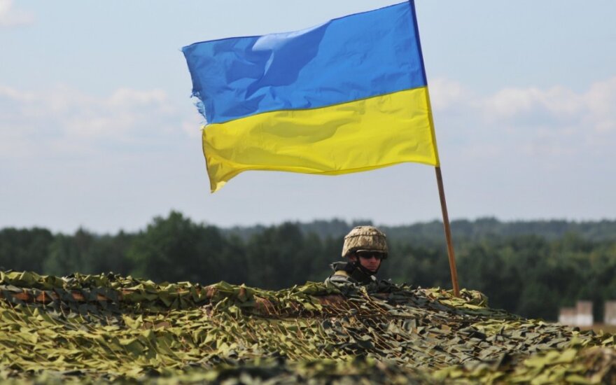 Ukrainos karys pratybose