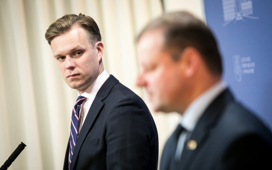 Gabrielius Landsbergis ir Saulius Skvernelis