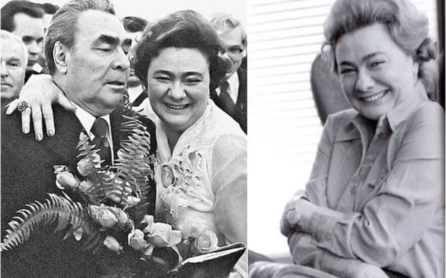 Galina Brežneva su tėvu Leonidu Brežnevu