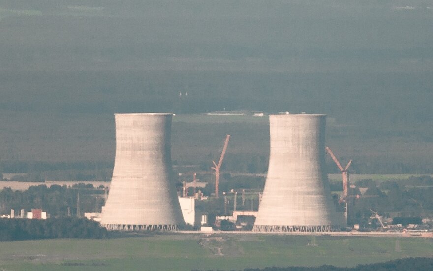 Belarus' Astravyets nuclear power plant under construction