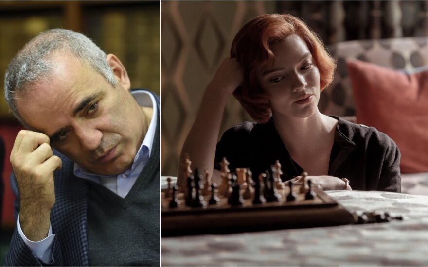 Garis Kasparovas, serialo "Queen's Gambit" kadras 