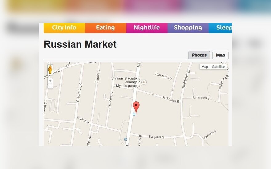 Kalvarijų turgus angliškame gide tapo rusiška turgaviete