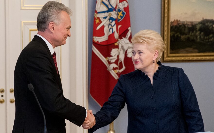 Gitanas Nausėda ir Dalia Grybauskaitė