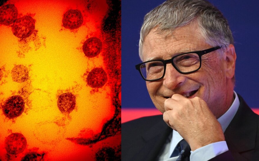 Billas Gatesas pasisakė, ką mano apie COVID-19 pandemiją ir kokia bus ateitis.