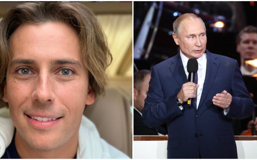Maksimas Galkinas, Vladimiras Putinas/Instagram ir Vida Press nuotr.