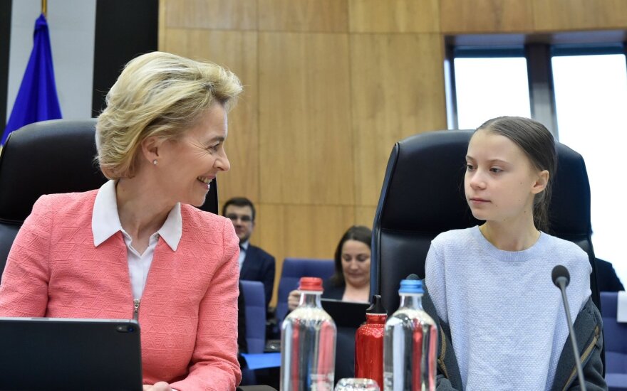 Greta Thunberg Briuselyje