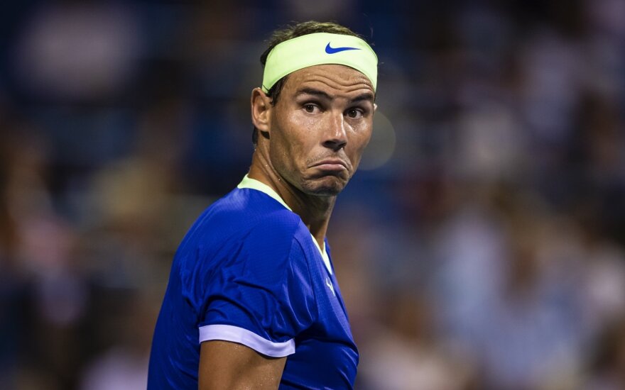 Nenumaldomai artėjant „US Open“ Nadalis išsibraukė iš dar vieno turnyro