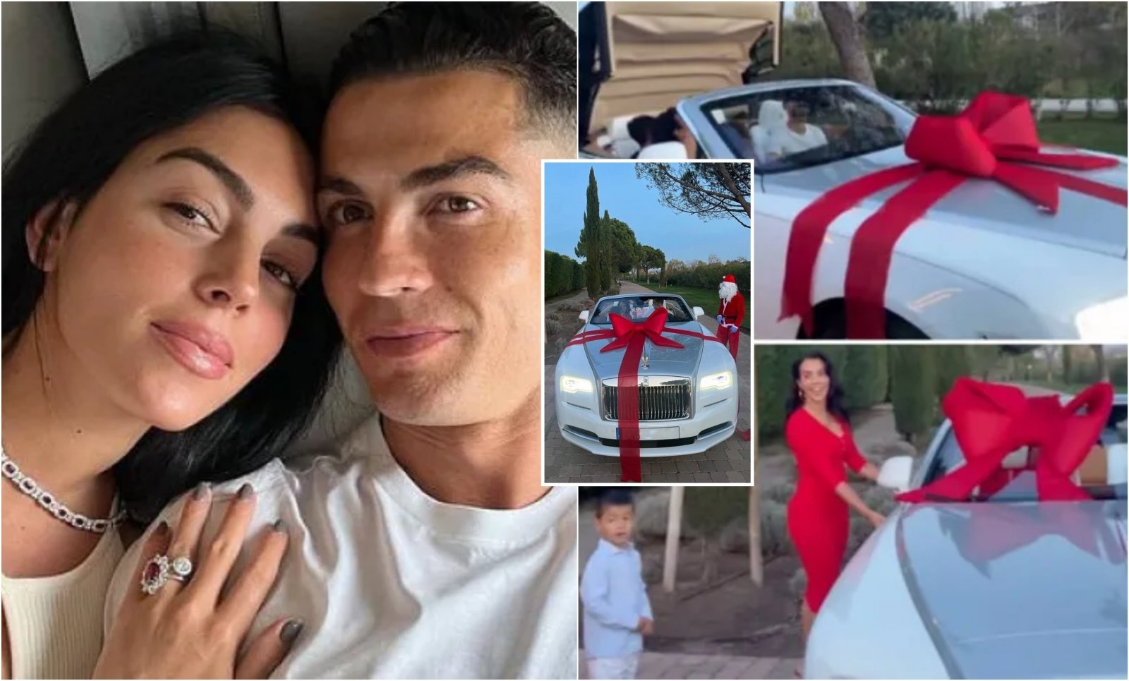 Ronaldo’s girlfriend Georgina has allocated a quarter of a million for his Christmas present: the football star’s reaction was recorded