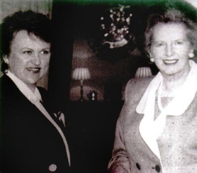 K. Prunskienė su M. Thatcher