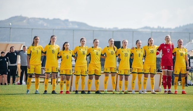 La nazionale femminile della Lituania attende le partite contro rumene e croate