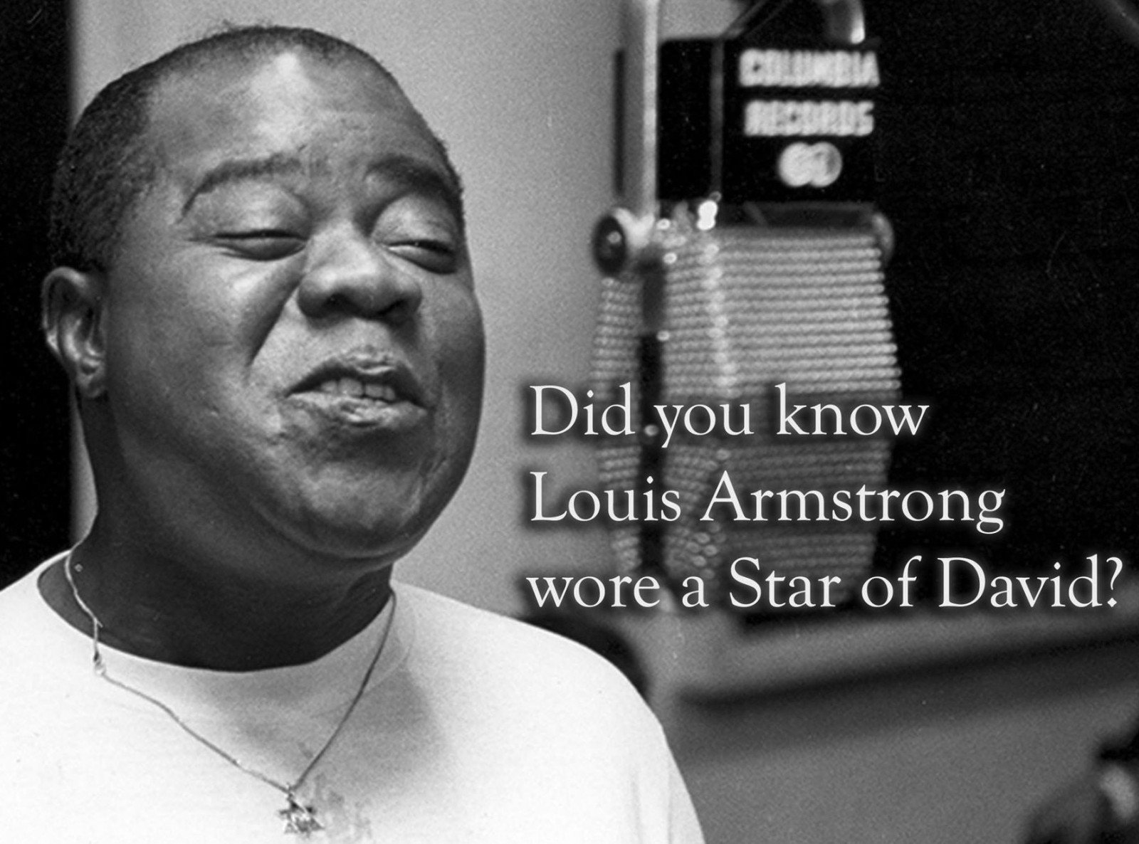 Ar inojote, kad Luisas Armstrongas neiojo Dovydo vaigd&amp;amp;amp;amp;amp;#281;? Nuotraukos i Deikobo Karno archyvo.