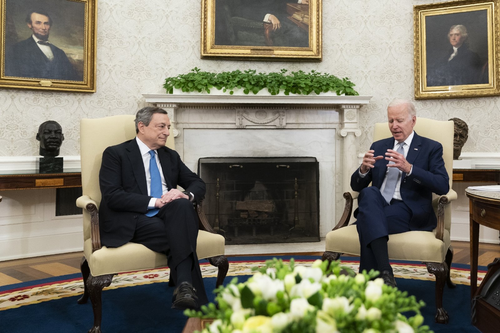 Biden ha accolto il Presidente del Consiglio italiano alla Casa Bianca